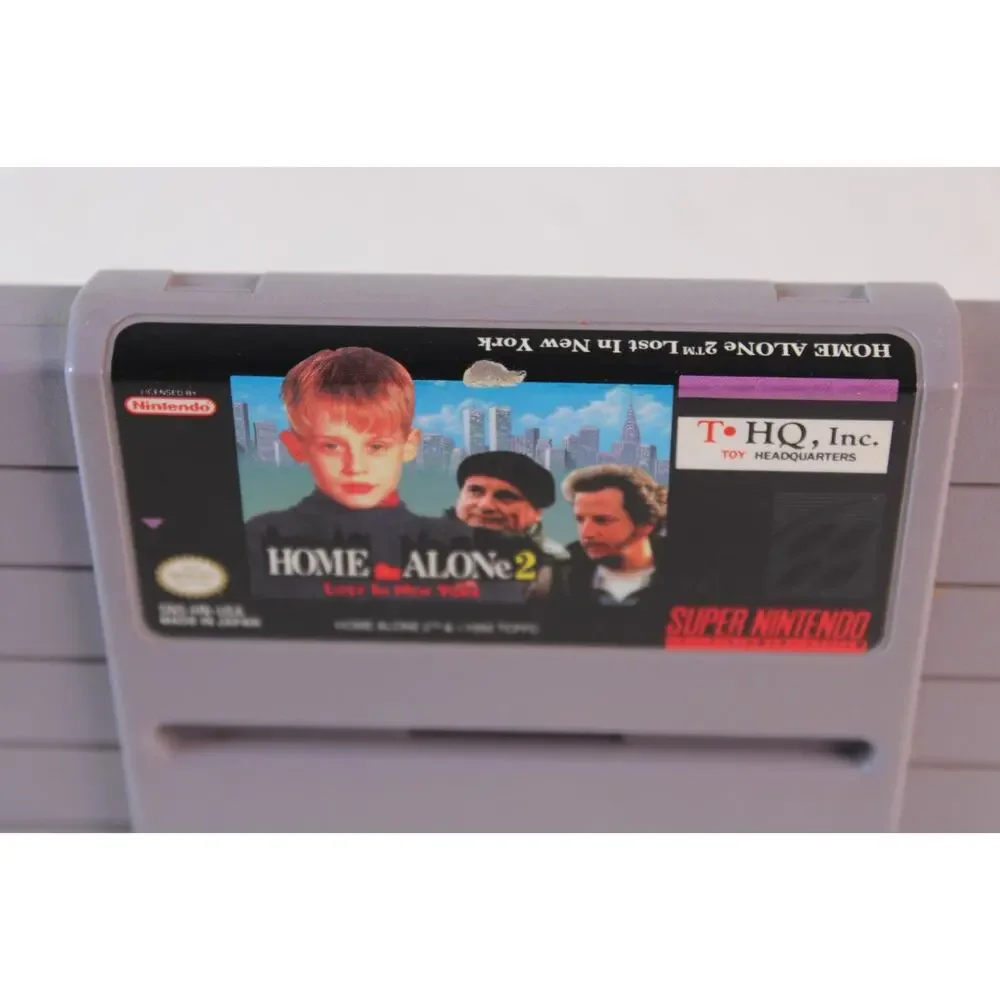 2 game lot: Home Alone 1 + Home Alone 2 (Super Nintedo, SNES) Game Carts Only